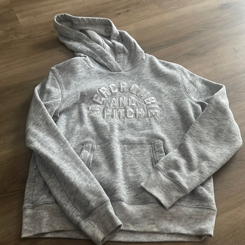 abercrombie kids grey hoodie